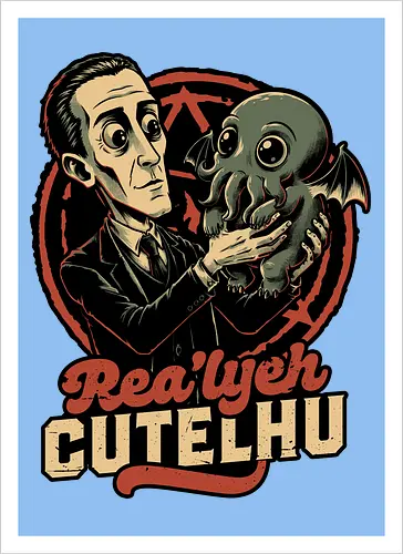 Lovecraft Baby Cthulhu - Dark Fantasy, Dark, Fantasy, Adventure, Ritual, Dark Ritual, Fun, Funny, Cool, Cute, Awesome, Adorable, Baby, Cat, Cosmic, Cosmic Horror, Horror, Classic Horror, Book, Books, Cute Animals, Cute Creepy, Cute Animal, Creepy, Spooky, Spooky Season, Scary, Scary Cute, Scary Art, Scary Monster, Cute Pets, Hp Lovecraft, Lovecraftian, Lovecraft, H.p. Lovecraft, H P Lovecraft, Cthulhu, Call Of Cthulhu, Cthulhu Mythos, Rlyeh, Little - Kunstdruck