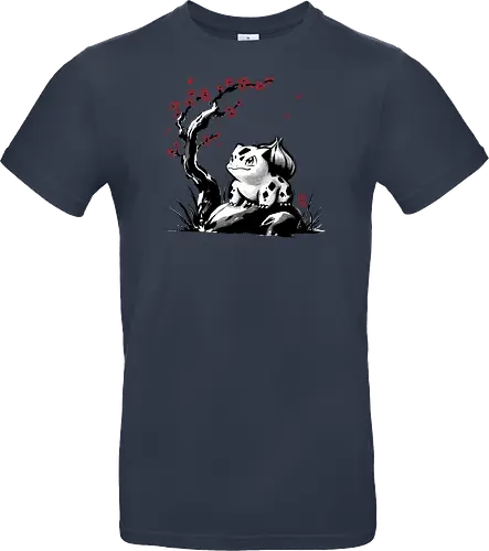 Grass-type sumi e - video games, gamer, gaming, sumi e, sakura, Starter, retro, cute, Pocket - Standard T-Shirt