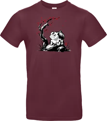 Grass-type sumi e - video games, gamer, gaming, sumi e, sakura, Starter, retro, cute, Pocket - Standard T-Shirt