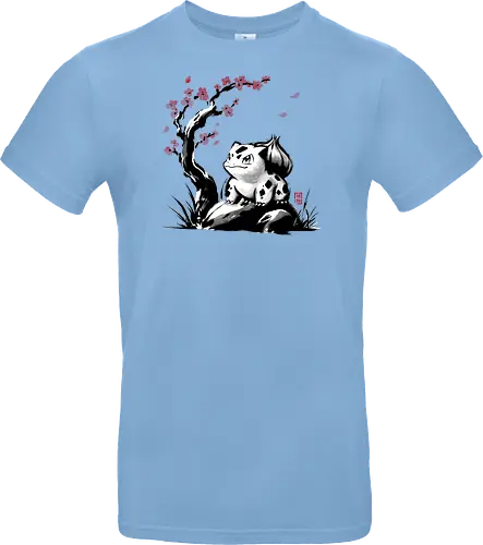 Grass-type sumi e - video games, gamer, gaming, sumi e, sakura, Starter, retro, cute, Pocket - Standard T-Shirt