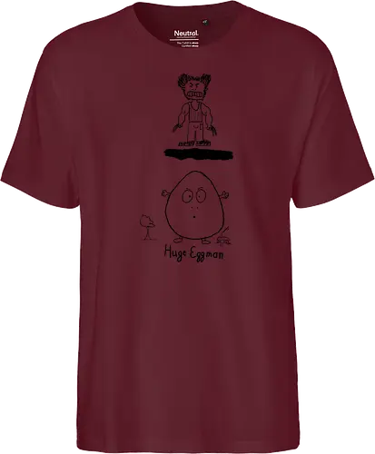 Huge Eggman - albern, Film, Superhero - Fairtrade T-Shirt