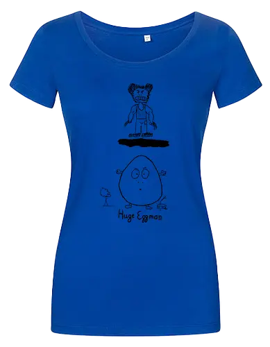Huge Eggman - albern, Film, Superhero - Damen T-Shirt