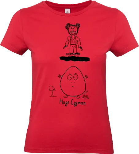 Huge Eggman - albern, Film, Superhero - Standard T-Shirt (Frauen)