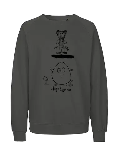 Huge Eggman - albern, Film, Superhero - Fairtrade Sweatshirt