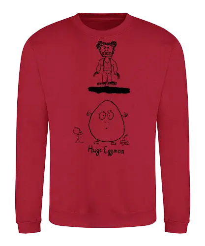 Huge Eggman - albern, Film, Superhero - Sweatshirt