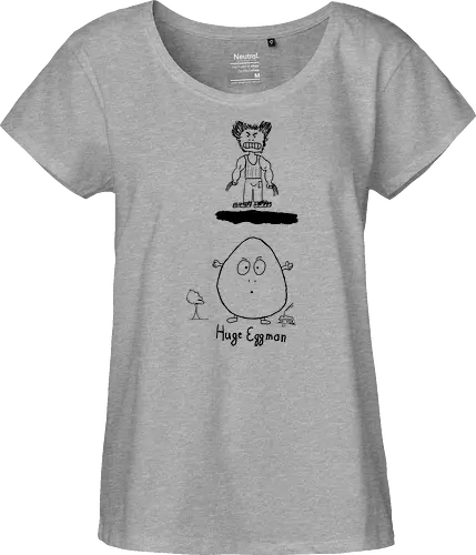Huge Eggman - albern, Film, Superhero - Fairtrade Girl Shirt