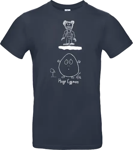 Huge Eggman, helle Version - albern, Film, Superhero - Standard T-Shirt