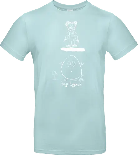 Huge Eggman, helle Version - albern, Film, Superhero - Standard T-Shirt
