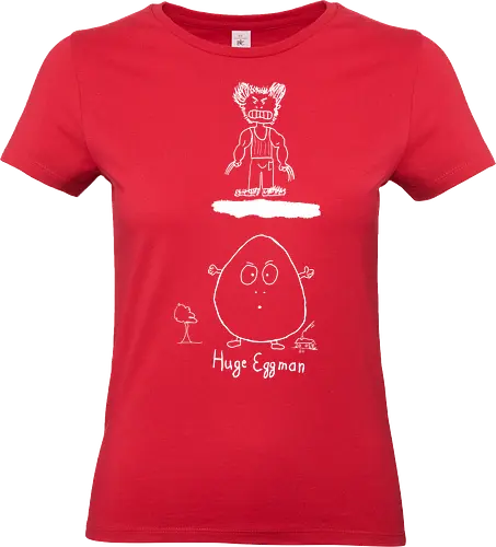 Huge Eggman, helle Version - albern, Film, Superhero - Standard T-Shirt (Frauen)
