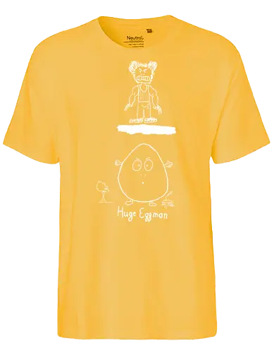 Huge Eggman, helle Version - albern, Film, Superhero - Fairtrade T-Shirt
