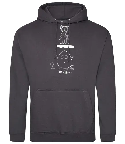 Huge Eggman, helle Version - albern, Film, Superhero - Standard Hoodie