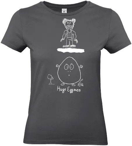 Huge Eggman, helle Version - albern, Film, Superhero - Standard T-Shirt (Frauen)