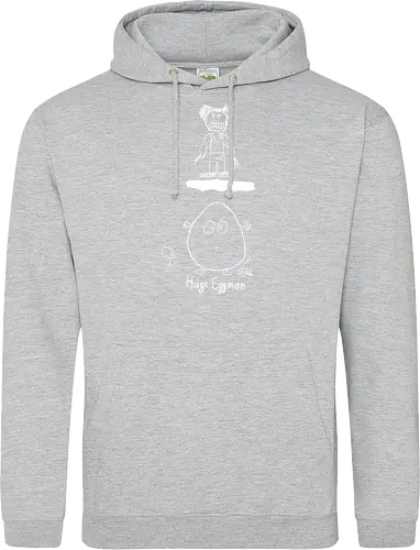 Huge Eggman, helle Version - albern, Film, Superhero - Standard Hoodie