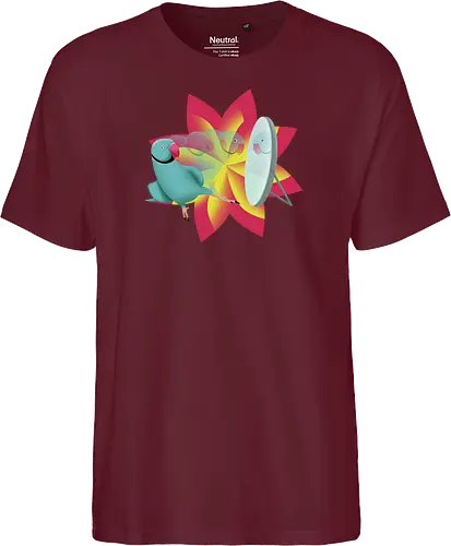 Schönling - Halsbandsittich, Papagei, Parrot, Sittich, Idian Ringeck, Birb, Pet, Haustier, Parakeet - Fairtrade T-Shirt