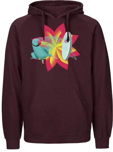 Schönling - Halsbandsittich, Papagei, Parrot, Sittich, Idian Ringeck, Birb, Pet, Haustier, Parakeet - Fairtrade Hoodie
