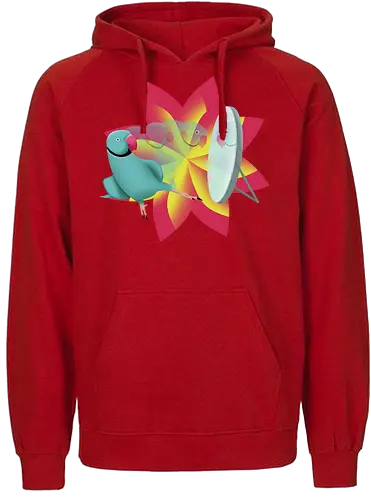 Schönling - Halsbandsittich, Papagei, Parrot, Sittich, Idian Ringeck, Birb, Pet, Haustier, Parakeet - Fairtrade Hoodie