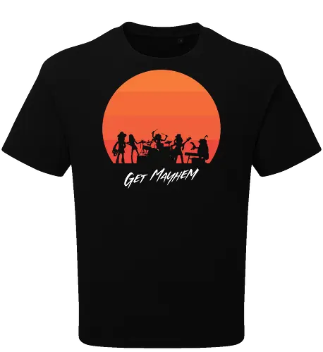 Get Mayhem - The puppet - puppet, 70s, 80s, animal, daft punk, dr teeth, dr teeth and the electric mayhem, electric mayhem, mashup, muppets show, music, parody, retro, vintage, get lucky - Oversize T-Shirt