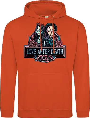 Love after Death - Love, Horror, Halloween, Lovers, death, animation, family, fantasy, movie - Standard Hoodie