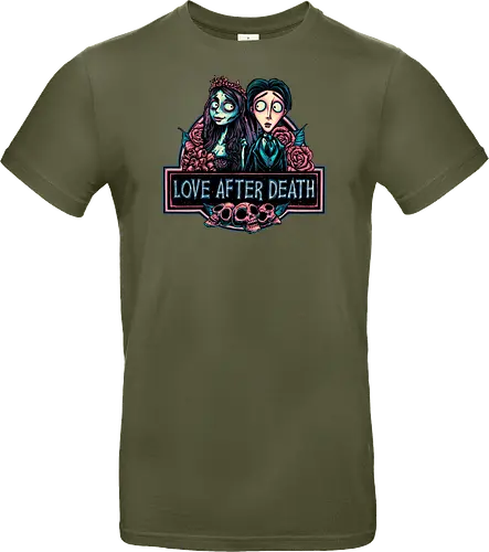 Love after Death - Love, Horror, Halloween, Lovers, death, animation, family, fantasy, movie - Standard T-Shirt