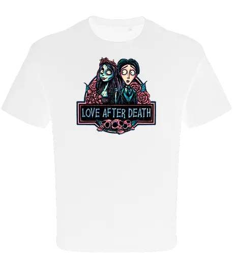 Love after Death - Love, Horror, Halloween, Lovers, death, animation, family, fantasy, movie - Oversize T-Shirt