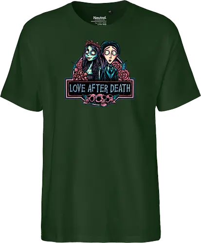 Love after Death - Love, Horror, Halloween, Lovers, death, animation, family, fantasy, movie - Fairtrade T-Shirt