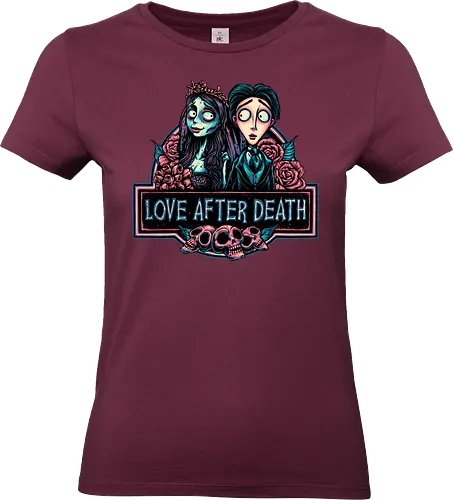 Love after Death - Love, Horror, Halloween, Lovers, death, animation, family, fantasy, movie - Standard T-Shirt (Frauen)