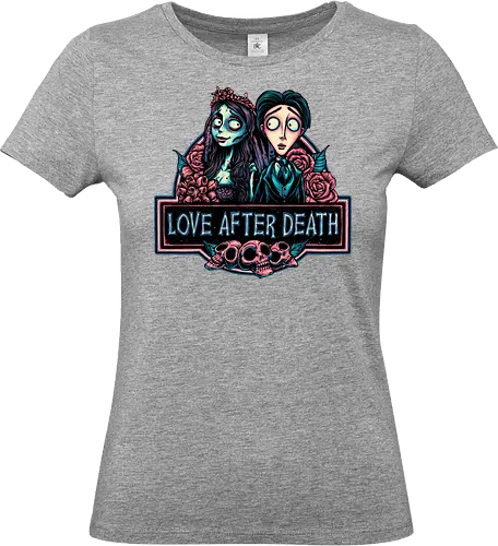 Love after Death - Love, Horror, Halloween, Lovers, death, animation, family, fantasy, movie - Standard T-Shirt (Frauen)