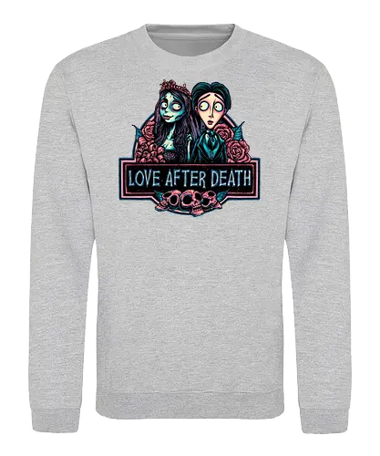 Love after Death - Love, Horror, Halloween, Lovers, death, animation, family, fantasy, movie - Sweatshirt