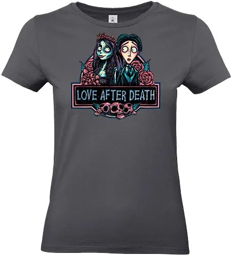 Love after Death - Love, Horror, Halloween, Lovers, death, animation, family, fantasy, movie - Standard T-Shirt (Frauen)