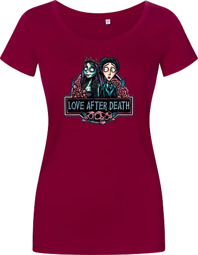 Love after Death - Love, Horror, Halloween, Lovers, death, animation, family, fantasy, movie - Damen T-Shirt