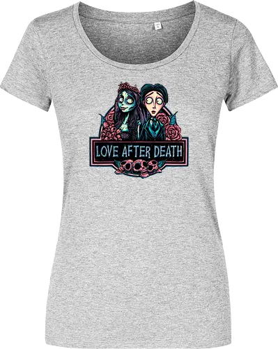 Love after Death - Love, Horror, Halloween, Lovers, death, animation, family, fantasy, movie - Damen T-Shirt