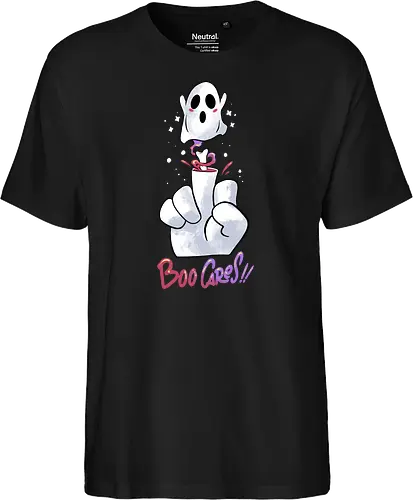 finger of fright  - halloween, pumpkin, scary, creepy, comedy, horror, boo, funny, ghost, trickortreat, cute, beautiful, spooky, happy, ghost, colorful - Fairtrade T-Shirt