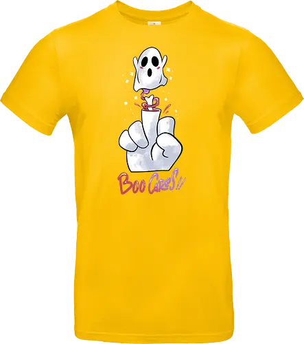 finger of fright  - halloween, pumpkin, scary, creepy, comedy, horror, boo, funny, ghost, trickortreat, cute, beautiful, spooky, happy, ghost, colorful - Standard T-Shirt