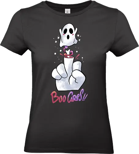 finger of fright  - halloween, pumpkin, scary, creepy, comedy, horror, boo, funny, ghost, trickortreat, cute, beautiful, spooky, happy, ghost, colorful - Standard T-Shirt (Frauen)