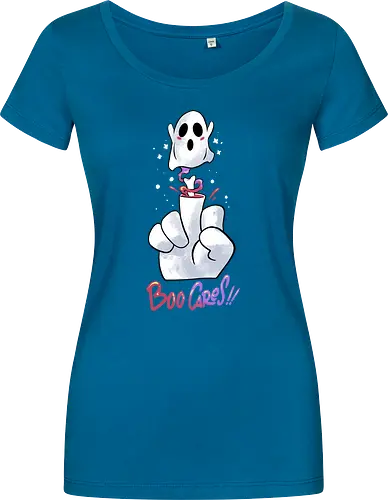 finger of fright  - halloween, pumpkin, scary, creepy, comedy, horror, boo, funny, ghost, trickortreat, cute, beautiful, spooky, happy, ghost, colorful - Damen T-Shirt