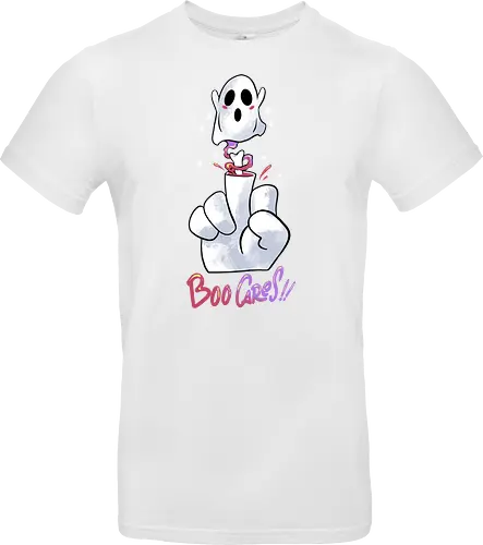 finger of fright  - halloween, pumpkin, scary, creepy, comedy, horror, boo, funny, ghost, trickortreat, cute, beautiful, spooky, happy, ghost, colorful - Standard T-Shirt