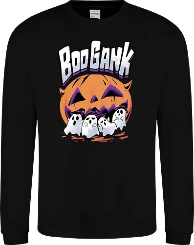 boo gank - halloween, pumpkin, scary, creepy, comedy, horror, boo, funny, ghost, trickortreat, cute, beautiful, spooky, happy, ghost, colorful - Sweatshirt