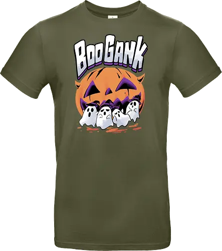 boo gank - halloween, pumpkin, scary, creepy, comedy, horror, boo, funny, ghost, trickortreat, cute, beautiful, spooky, happy, ghost, colorful - Standard T-Shirt