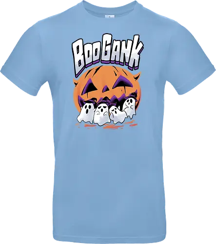 boo gank - halloween, pumpkin, scary, creepy, comedy, horror, boo, funny, ghost, trickortreat, cute, beautiful, spooky, happy, ghost, colorful - Standard T-Shirt