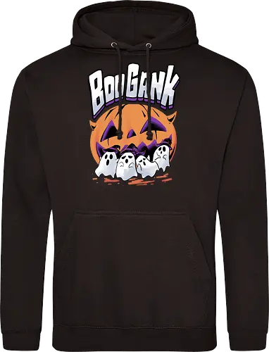 boo gank - halloween, pumpkin, scary, creepy, comedy, horror, boo, funny, ghost, trickortreat, cute, beautiful, spooky, happy, ghost, colorful - Standard Hoodie