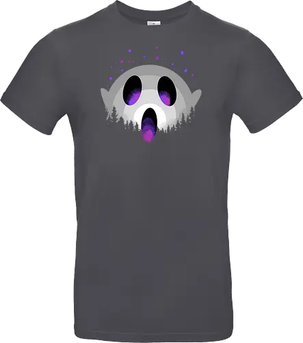 midnight boo - halloween, pumpkin, scary, creepy, comedy, horror, boo, funny, ghost, trickortreat, cute, beautiful, spooky, happy, ghost, colorful - Standard T-Shirt
