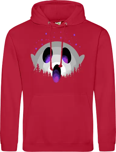 midnight boo - halloween, pumpkin, scary, creepy, comedy, horror, boo, funny, ghost, trickortreat, cute, beautiful, spooky, happy, ghost, colorful - Standard Hoodie