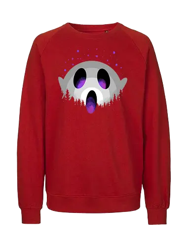 midnight boo - halloween, pumpkin, scary, creepy, comedy, horror, boo, funny, ghost, trickortreat, cute, beautiful, spooky, happy, ghost, colorful - Fairtrade Sweatshirt