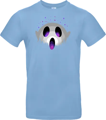 midnight boo - halloween, pumpkin, scary, creepy, comedy, horror, boo, funny, ghost, trickortreat, cute, beautiful, spooky, happy, ghost, colorful - Standard T-Shirt