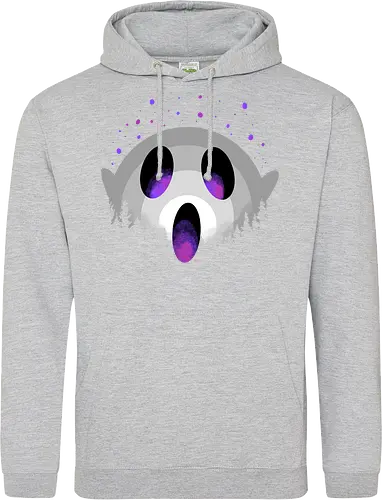 midnight boo - halloween, pumpkin, scary, creepy, comedy, horror, boo, funny, ghost, trickortreat, cute, beautiful, spooky, happy, ghost, colorful - Standard Hoodie