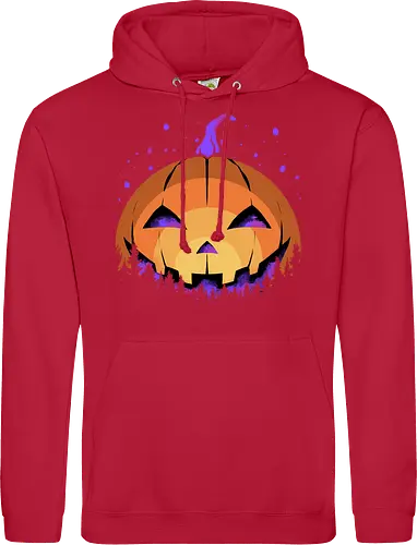 midnight hallow - halloween, pumpkin, scary, creepy, comedy, horror, boo, funny, ghost, trickortreat, cute, beautiful, spooky, happy, ghost, colorful - Standard Hoodie