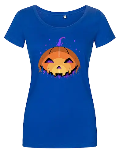 midnight hallow - halloween, pumpkin, scary, creepy, comedy, horror, boo, funny, ghost, trickortreat, cute, beautiful, spooky, happy, ghost, colorful - Damen T-Shirt