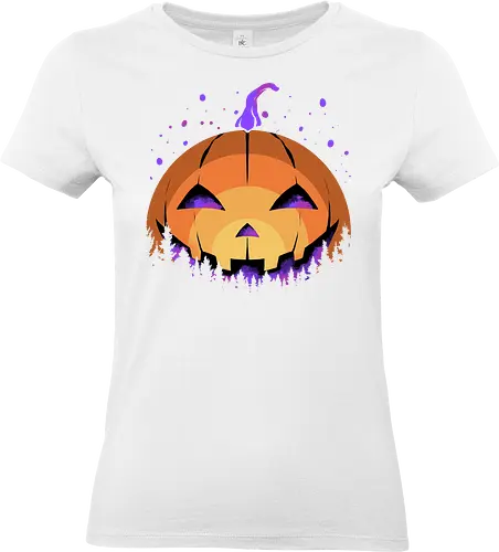 midnight hallow - halloween, pumpkin, scary, creepy, comedy, horror, boo, funny, ghost, trickortreat, cute, beautiful, spooky, happy, ghost, colorful - Standard T-Shirt (Frauen)