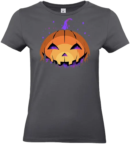 midnight hallow - halloween, pumpkin, scary, creepy, comedy, horror, boo, funny, ghost, trickortreat, cute, beautiful, spooky, happy, ghost, colorful - Standard T-Shirt (Frauen)