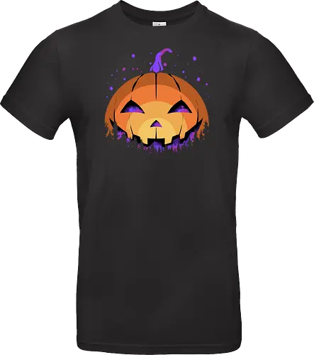 midnight hallow - halloween, pumpkin, scary, creepy, comedy, horror, boo, funny, ghost, trickortreat, cute, beautiful, spooky, happy, ghost, colorful - Standard T-Shirt